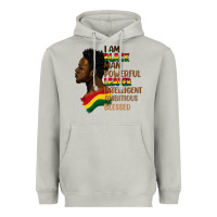 Moon Dust I am black man Heavyweight Hoodie - FaDigitalArtStudio