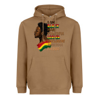 Toasted Coconut I am black man Heavyweight Hoodie - FaDigitalArtStudio