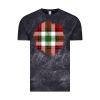 Cloud Black Christmas Tartan Patch Vintage Tee - BundleAndBundleShop