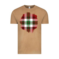 Vintage Camel Christmas Tartan Patch Vintage Tee - BundleAndBundleShop