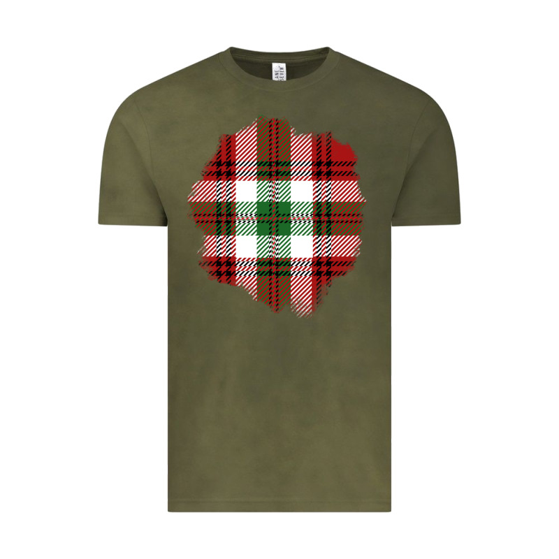 Christmas Tartan Patch Vintage Tee by BundleAndBundleShop | Teevron