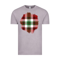 Vintage Zinc Christmas Tartan Patch Vintage Tee - BundleAndBundleShop
