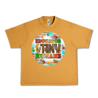 Peanut Butter educator of tiny humans round earring Urban Heavy Tee - BundleAndBundleShop