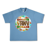Pebble Blue educator of tiny humans round earring Urban Heavy Tee - BundleAndBundleShop