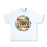 White educator of tiny humans round earring Urban Heavy Tee - BundleAndBundleShop