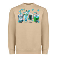 Mushroom winter coffee cup Heavyweight Sweatshirt - texasbilliewilder