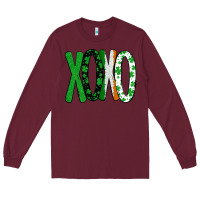 Burgundy st. patrick's day xoxo Long Sleeve Tee - Bettercallsaul