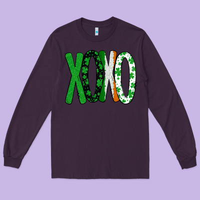 St. Patrick's Day Xoxo Long Sleeve Tee Designed By Bettercallsaul