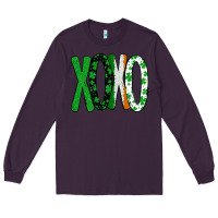 Plum st. patrick's day xoxo Long Sleeve Tee - Bettercallsaul