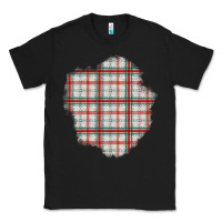 Christmas Tartan Patch Classic Tee | Teevron