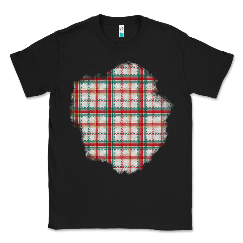Christmas Tartan Patch Classic Tee by BundleAndBundleShop | Teevron