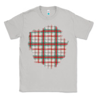 Moon Dust Christmas Tartan Patch Classic Tee - BundleAndBundleShop