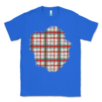 True Royal Christmas Tartan Patch Classic Tee - BundleAndBundleShop