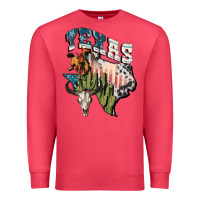 Cardinal Texas 4th of July Premium Sweatshirt - FaDigitalArtStudio