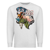 Oatmeal Heather Texas 4th of July Premium Sweatshirt - FaDigitalArtStudio