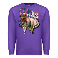 Purple Texas 4th of July Premium Sweatshirt - FaDigitalArtStudio