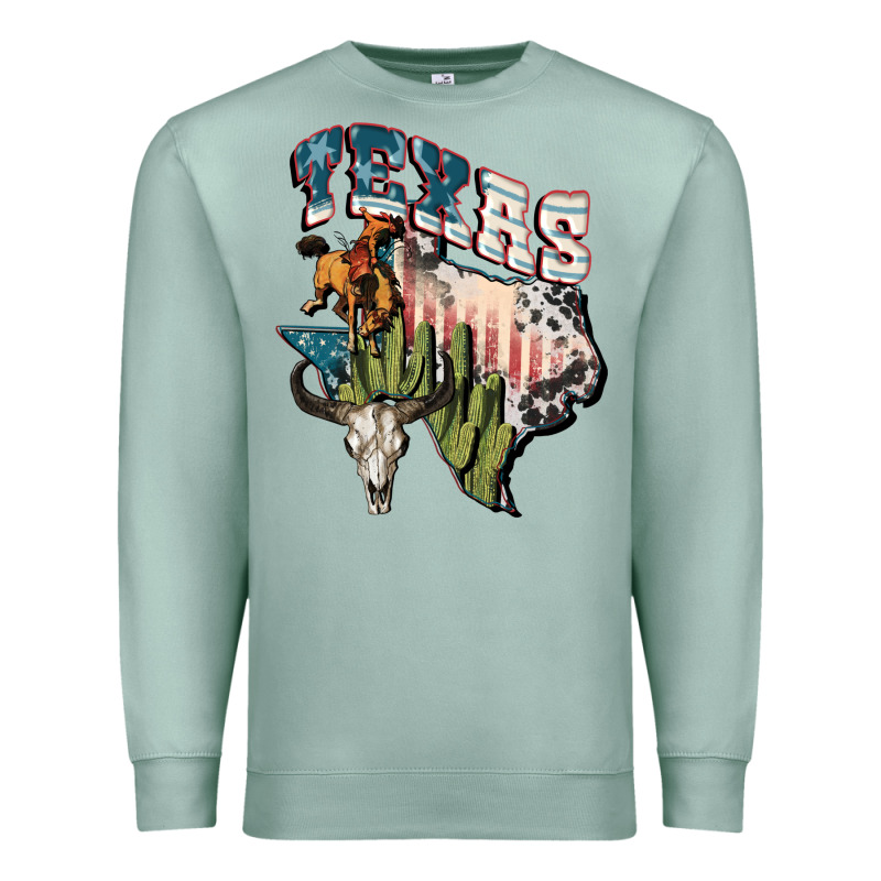 Texas 4th Of July Premium Sweatshirt by FaDigitalArtStudio | Teevron
