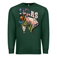 Sports Green Texas 4th of July Premium Sweatshirt - FaDigitalArtStudio