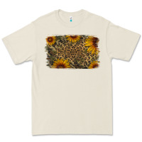 Bone Camouflage Leopard Sunflower Background Premium Tee - Jasminsmagicworld