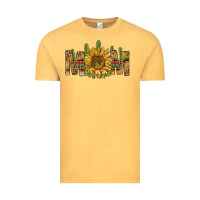 Vintage Mustard Western Mom With Sunflower Vintage Tee - BundleAndBundleShop