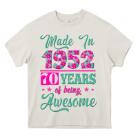 Cream made in 1952, 70 years of being awesome kopya Heavy Core Tee - Jasminsmagicworld