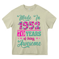 Mossy made in 1952, 70 years of being awesome kopya Heavy Core Tee - Jasminsmagicworld