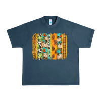 Midnight Navy fall brushstroke Urban Heavy Tee - BundleAndBundleShop