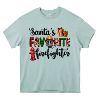 Arona santa's favorite firefighter Heavy Core Tee - AdoDesignShop