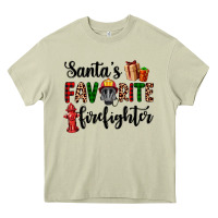 Mossy santa's favorite firefighter Heavy Core Tee - AdoDesignShop