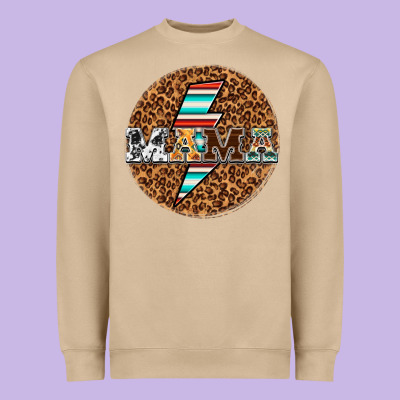 Country Mama Heavyweight Sweatshirt Designed By Texasbilliewilder