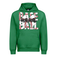 Emerald baseball mama Urban Hoodie - CowhideDigitalArt