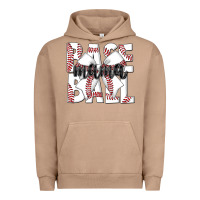 Pigment Burro baseball mama Urban Hoodie - CowhideDigitalArt