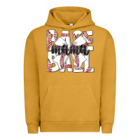 Pigment Peanut Butter baseball mama Urban Hoodie - CowhideDigitalArt
