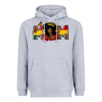 Heather Grey Juneteenth mom Heavyweight Hoodie - FaDigitalArtStudio