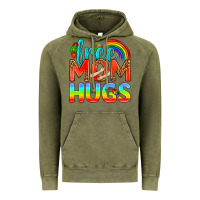 Vintage Olive Pride LGBTQ Free Mom Hugs Vintage Hoodie - BundleAndBundleShop