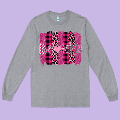 Valentine's Day Be Mine Long Sleeve Tee Designed By Bettercallsaul