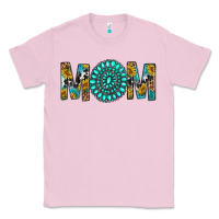 Bubblegum Pink Western Mom With Turquoise Gemstone Classic Tee - BundleAndBundleShop
