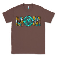 Chestnut Western Mom With Turquoise Gemstone Classic Tee - BundleAndBundleShop