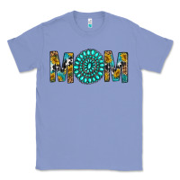 Colony Blue Western Mom With Turquoise Gemstone Classic Tee - BundleAndBundleShop
