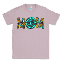 Lilac Western Mom With Turquoise Gemstone Classic Tee - BundleAndBundleShop