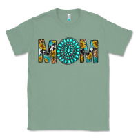 Sage Western Mom With Turquoise Gemstone Classic Tee - BundleAndBundleShop