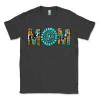 Smoke Western Mom With Turquoise Gemstone Classic Tee - BundleAndBundleShop