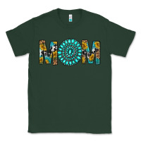 Sports Green Western Mom With Turquoise Gemstone Classic Tee - BundleAndBundleShop