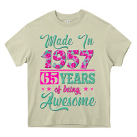 Mossy made in 1957, 65 years of being awesome kopya Heavy Core Tee - Jasminsmagicworld