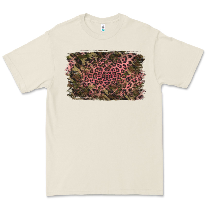 Camouflage Pink Leopard Background Premium Tee by Jasminsmagicworld | Teevron