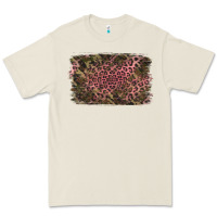 Bone Camouflage Pink Leopard Background Premium Tee - Jasminsmagicworld