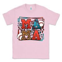 Bubblegum Pink leopard baseball mama Mother's Day Classic Tee - LillyAllenDesigns