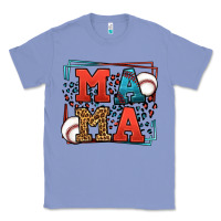 Leopard Baseball Mama Mother's Day Classic Tee | Teevron