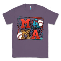 Lavender leopard baseball mama Mother's Day Classic Tee - LillyAllenDesigns