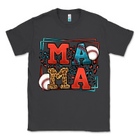 Smoke leopard baseball mama Mother's Day Classic Tee - LillyAllenDesigns